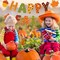 5Pcs Autumn Thanksgiving Garland Decorations Happy Fall Paper Banner